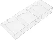 Acrylic Wall Phone Holder Organization Box for Remote Controls Office Essentials Space-Saving