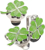 WHAMVOX 3Pcs Compact Golf Hat Clip Marker with Bubble Level Decorative Golfing Accessory for Access Present for Golf Lovers Durable and Easy to Install