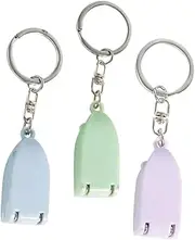 minkissy Professional Nail Cutters Set of 3 Keyring Attachment Compact and Easy to Carry for Manicure
