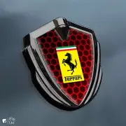 Ferrari Decal | Metal Fender Emblem | Custom Made Side Badge Stickers