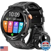 VIRAN Military Smart Watches for Men, 5ATM Waterproof Rugged Smart Watch with