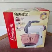 Sunbeam Mixmaster 12-Speed Stand Mixer New in box Pink Glass #2395