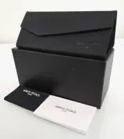 Alain Mikli Black Foldable Triangle Sunglasses Eyeglasses case With Box & Cloth