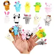 10Pcs Finger Puppets Set - Soft Plush Animals Finger Puppet Toys for Kids,