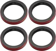 4PCS Trailer Hub Wheel Unitized Oil Seals Grease Seals Parts Kit Compatible with Dexter 9K-10K GD Axles （ID 2.875'' x OD 3.880''）Replace# 370150BGO，010-051-00