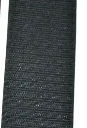 1 in, 1.5in, 2in, 3in & 4in Black Sew on (Hook Side Only) Non-Adhesive Tape