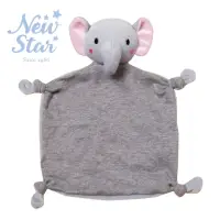 在飛比找momo購物網優惠-【Newstar明日之星】MIT嬰兒大象安撫巾l口水巾(安撫
