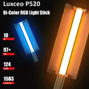 LUXCEO P520 Handheld RGB Led Video Light Stick Remote Control lights Barn Door