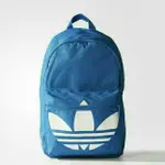 【現貨附實圖】愛迪達ADIDAS BACKPACK藍 TREFOIL後背包 AJ8529深藍 白 書包 男 女 白 黑