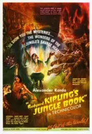 Jungle Book Poster Sabu 1942 Movie Old Photo