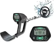 Metal Detectors, MD-4090 High Accuracy Gold Metal Detector Waterproof LCD Display Backlight Positioning for Beach/Gold Hunting
