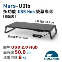 在飛比找PChome24h購物優惠-Polaris Mars-U01b 多功能 USB Hub 