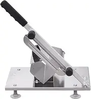 Beef Slicer - Manual Meat Slicer, Stainless Steel Meat Cutter | Stainless Steel Manual Meat Cheese Slicer with Ergonomic Handle, Vegetable Meat Slicer