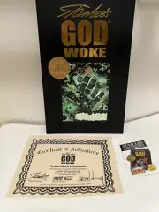 SIGNED VARIANT ART STAN LEE GOD WOKE HC Collectible Book Original SDCC