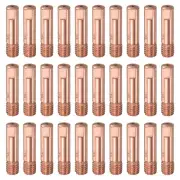 30Pcs Welder Tips .030" Bore Diameter M6 Contact Tip for 15AK Welding Gun