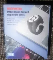 Mobile Phone Bluetooth Pink Ring Remote Control,Tiktok,Facebook,Instagram