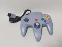 在飛比找Yahoo!奇摩拍賣優惠-NINTENDO 64 任天堂64 灰色 原廠手把-美品-中