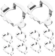 LOORGVEL 10pcs Car Headlight Retaining Clips LED Bulb Adapter for Easy Installation Compatible with Car Models Simple Design for Seamless Appearance