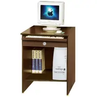 在飛比找momo購物網優惠-【AT HOME】2尺胡桃色收納書桌/電腦桌/工作桌 現代鄉