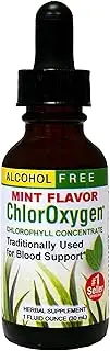 Herbs Etc ChlorOxygen Chlorophyll Concentrate Alcohol Free Mint Flavored 1 fl oz 29 5 ml