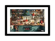 Kitchen Framed Framed Print