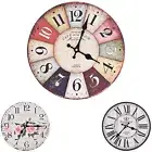 Vintage Wall Clock Analog Decorative Clock Living Room Bedroom Office vidaXL