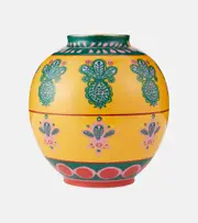 [La DoubleJ] La DoubleJ Pineapple Giallo Medium porcelain vase