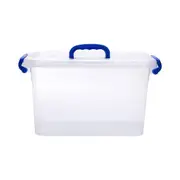 15L Plastic Storage Box with Lid and Wheels