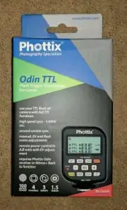 Phottix Odin TTL Flash Trigger V1.5 Transmitter for Canon Camera #PH89064 NEW