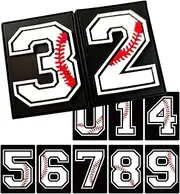 [yoson.k] Funny Team Number PVC Morale Patch Rubber Military Patches for Backpacks and Other Tactical Gears (White)