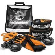 GearAmerica Off Road Recovery Kit, 9 Ton, Includes Tow Strap, Tree Saver, Sna...