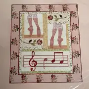 Delicate Balance Ballet Dancer Quilt Pattern by Quilt Soup Applique and Piecing