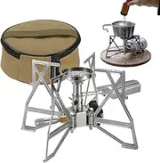 Outdoor Camp Cooking Stove | Grill Burner Cooktop Outdoor Cooking Portable Stove - Portable Stove With Carrying Case For BBQ, Camping, Outdoor Grilling