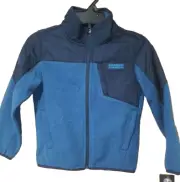 NEW UNDER ARMOUR STORM FLEECE WATER RESISTANT JACKET BOYS 5 full zip BLUE