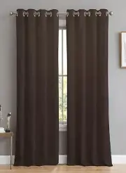 Dark brown velvet curtains living room curtains bedroom curtains custom made