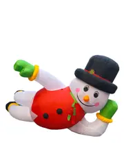 3.6M Giant Snowman Reclining Christmas Inflatable
