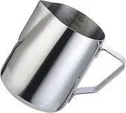 Cabilock Professional Stainless Steel Milk Frothing Pitcher Ergonomic Design for Smooth Pouring Latte Art Frother Cup for Lovers