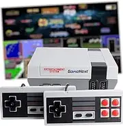 Retro Game Console, GAMENEXT Classic Mini Video Game Consoles Built-in with 620 Games Dual Players Mode Console with 2 Controllers Handheld Games for Kids & Adults