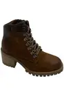 Miz Mooz Leather Lace-Up Boots McKinley Hickory