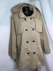 AUTOGRAPH CAMEL "HOODED" LIGHT JACKET SZ 24-NEW ROMANTIC AND STUNNING JACKET