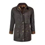 Barbour Ladies Beadnell Waxed Jacket in Bark