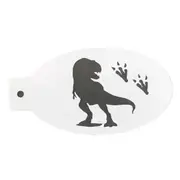 Face Painting Stencil - S01 Tyrannosaurus Dinosaur