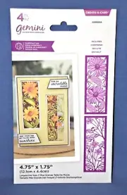 Gemini Gerbera Create a Card Die Panel Set Flowers & Branches Crafters Companion