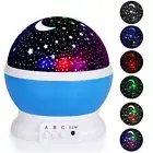 LED USB 3D Lamp Night Light ProjectorStar Sky Moon Lamp Kids Home Bedroom Light