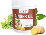 GZE Solid Ginger Oil for Hair Growth - Solid Hair Oil For Scalp Massage - Make Your Hair Shiny and Softer