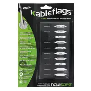 10 Pack Kableflags Cable Management Tags/Labels "Home" for Appliances