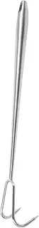 iplusmile Meat Turner Hook with Safety Cover BBQ Grilling Tool for Home Commercial Use Efficient Kitchen Food Flipper for Picnic Barbecue Cooking