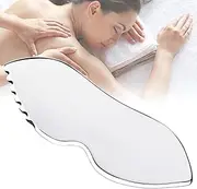Stainless Steel Gua Sha Scraping Massage Tool | Myofascial Massage Board for Soft Tissue, Pain Relief, Physical Therapy, Used for Face, Neck, Arms, Shoulders, Legs Body Care