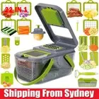 22in1 A Food Slicer Peeler Nicer Dicer Container Chopper Vegetable Fruit Cutter