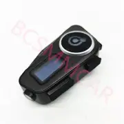 Motorcycle Intercom Helmet Headset Bluetooth 5.3 TF Card Playback LED Lighting